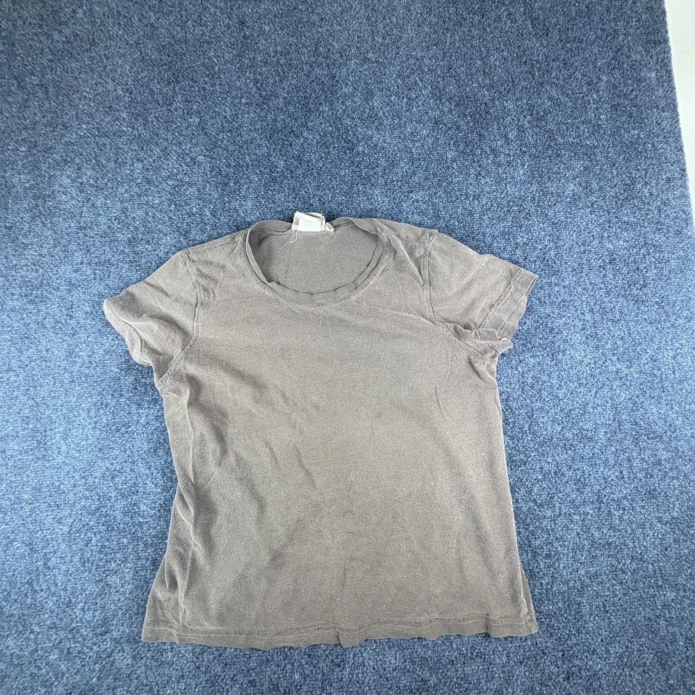 Vintage Hot Cotton by Marc Ware T-Shirt Womens Large Brown Cotton Made in USA